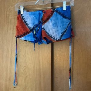 B Split Swim petite shorts cover up